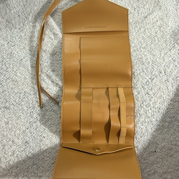 Glass Ladder Co Honey Vegan Leather Organizer Roll Up - Picture 5 of 6